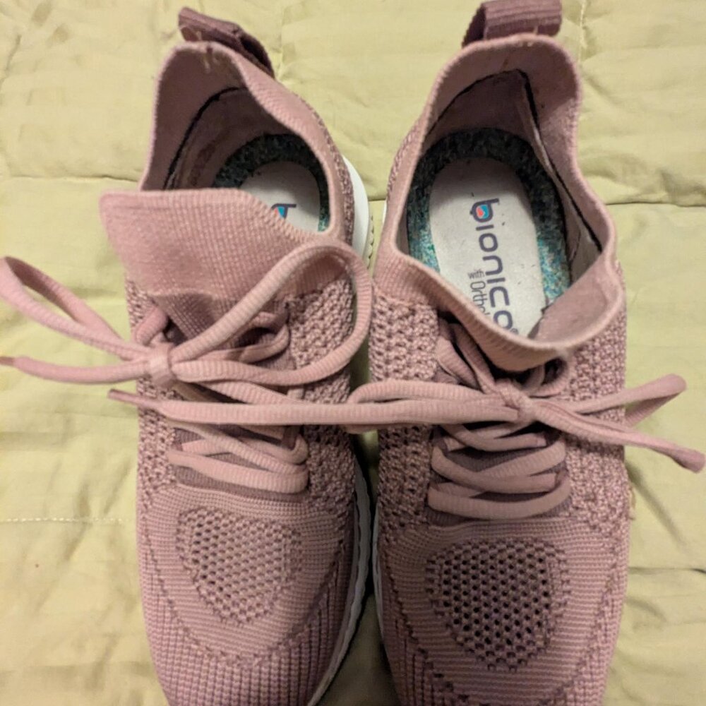 Bionica Pink Stretch Sneakers